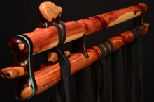 Eastern Red Cedar Native American Flute, Minor, Low C-4, #F12Ea